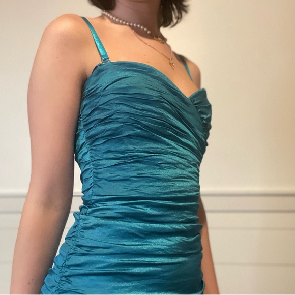 BCBG MAXAZRIA ruched mini dress - Picture 8 of 13